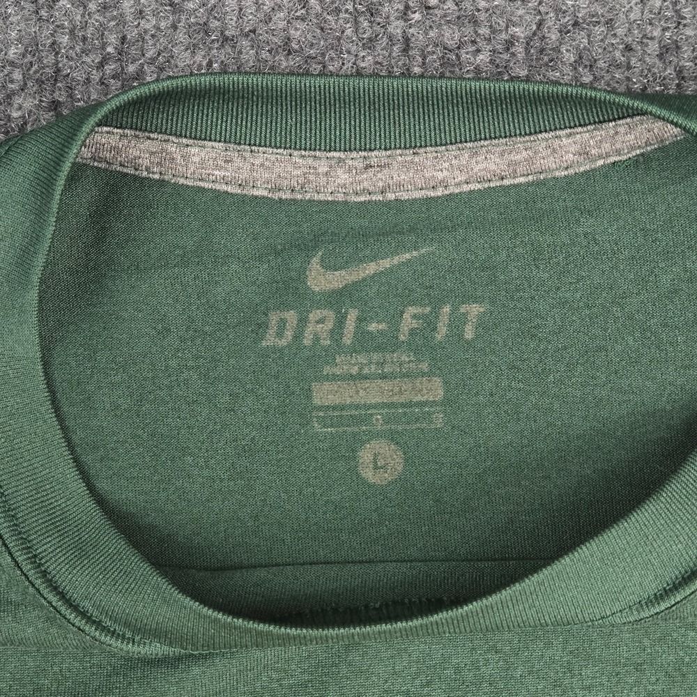 Nike Oregon Ducks Shirt L Green NCAA Football Never Finished Mens Graphic Tee - Picture 3 of 8